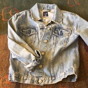 Vintage GAP denim jacket, light wash XS